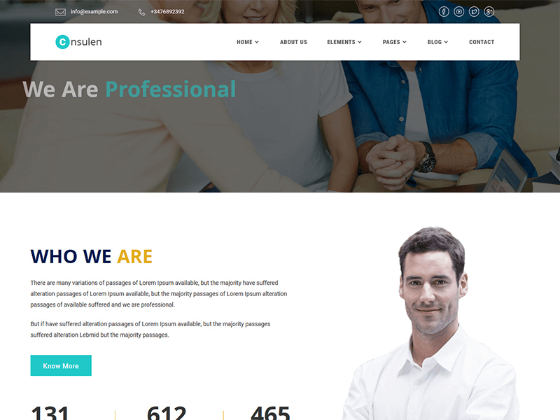 Consulen - Consulting Business HTML Template