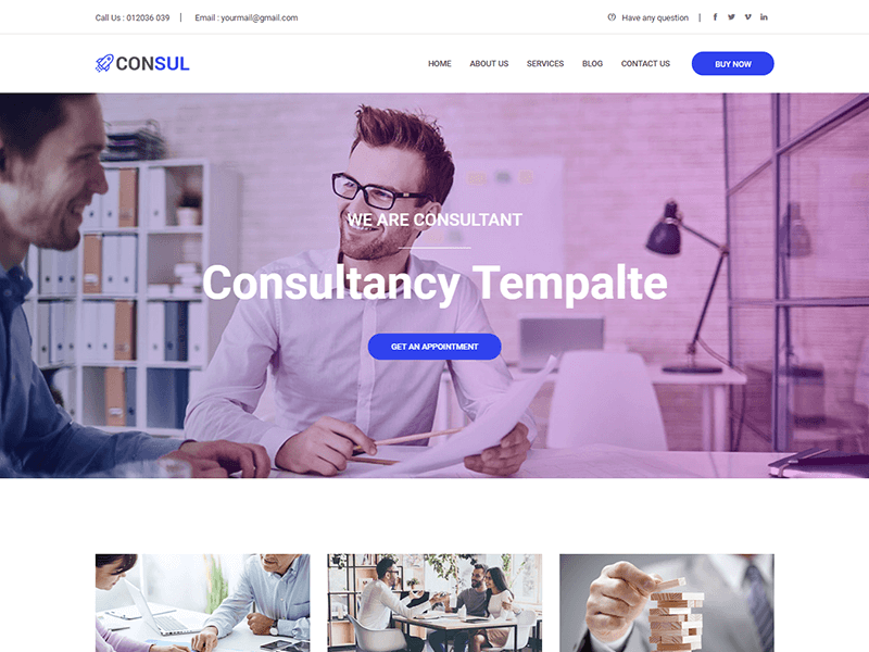Consul - Consulting Business HTML Template
