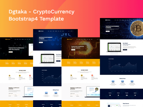 Dgtaka - Cryptocurrency Bitcoin HTML Template