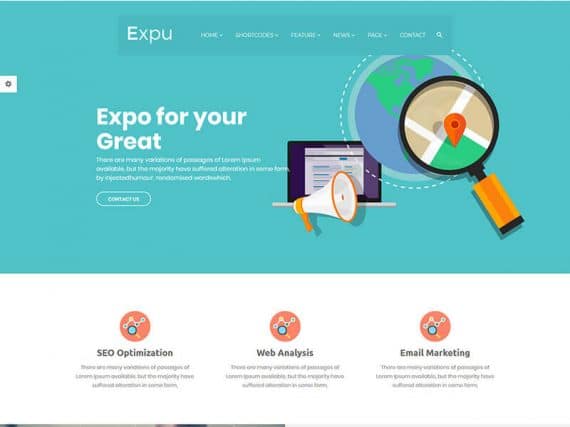 Expu - SEO & Marketing Bootstrap Template