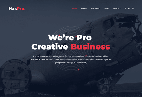 Haspro - Corpoate Business HTML Template