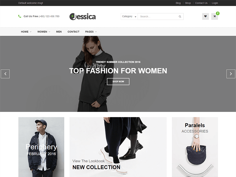 Jessica – Electronics And Shopping Template
