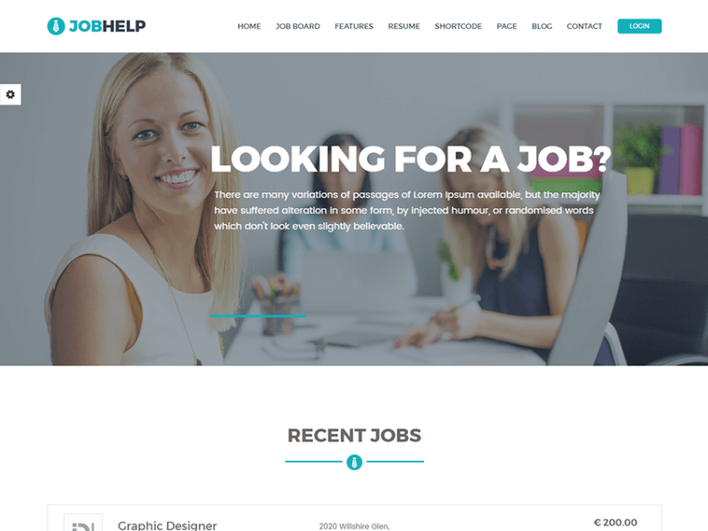 Jobhelp - Job Board Responsive HTML Template