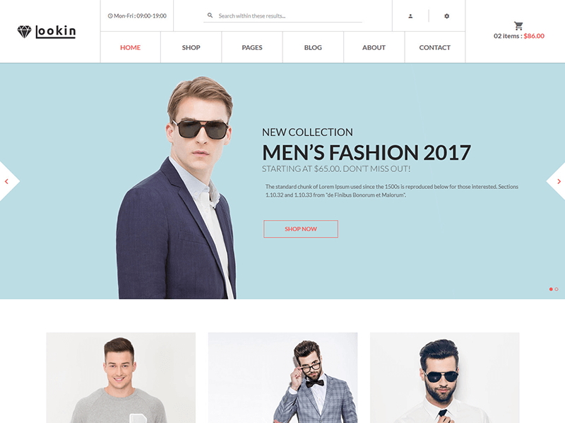 Lookin - Fashion eCommerce HTML Template
