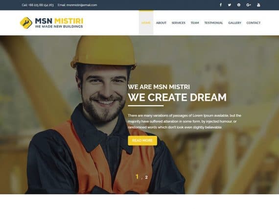 Msn Mistiri - Construction HTML5 Template