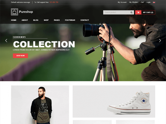 Pureshop - Fashion Shop HTML Template