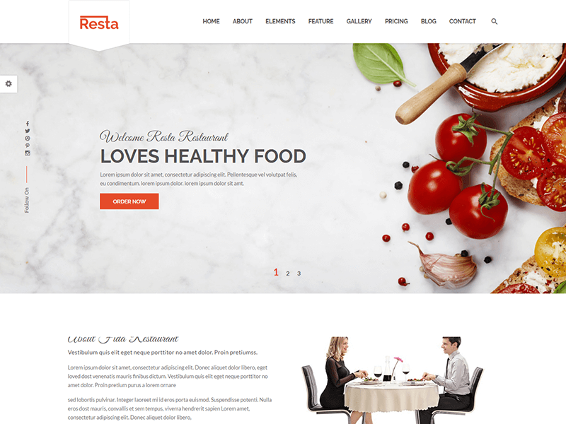 Resta - Restaurant HTML Template