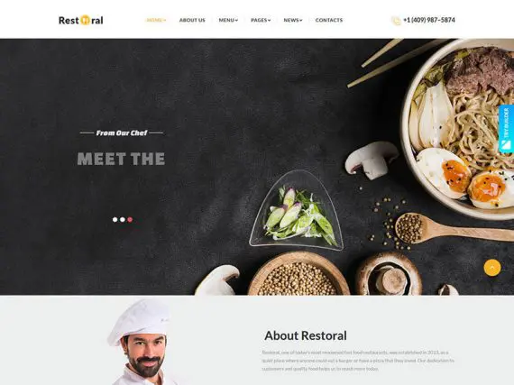 Restoral - Food & Restaurant HTML Responsive Bootstrap 4 Template