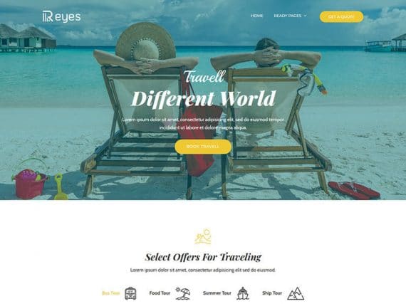 Reyes - Multipurpose Landing Page HTML Template