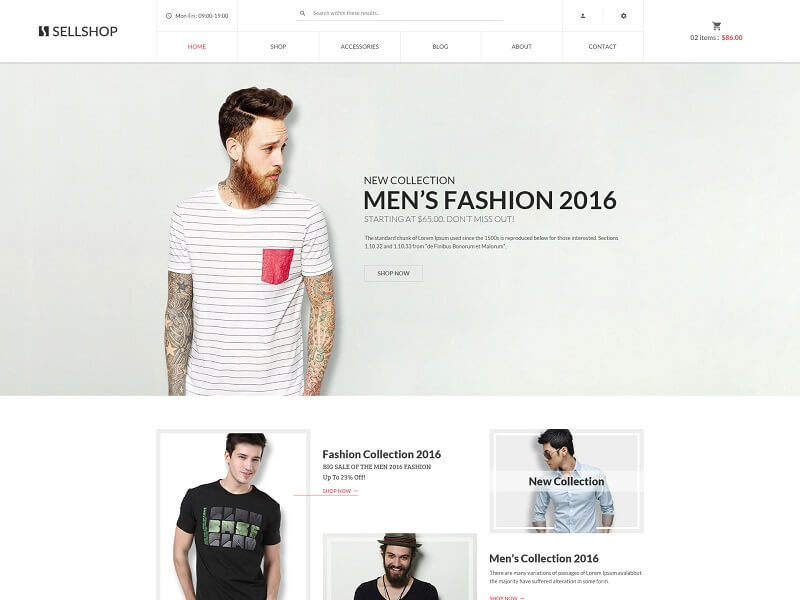 Sell Shop - Fashion Store HTML Template