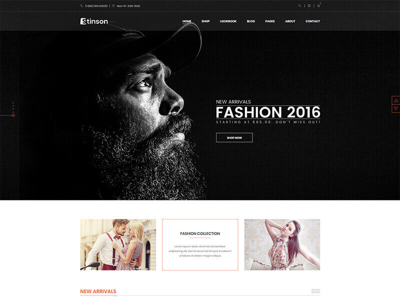 Stinson - Fashion Store HTML Template