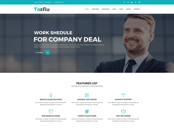 Tasfiu – Corporate Business HTML Template