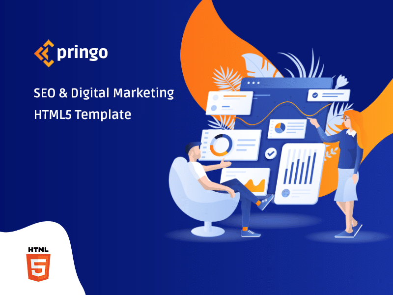 Pringo - Digital Marketing Bootstrap 5 Template